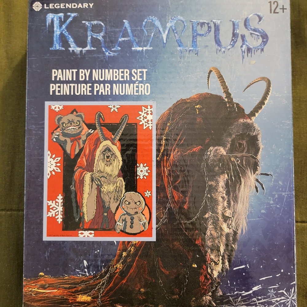 Krampus paint by number